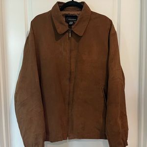 Brown suede jacket